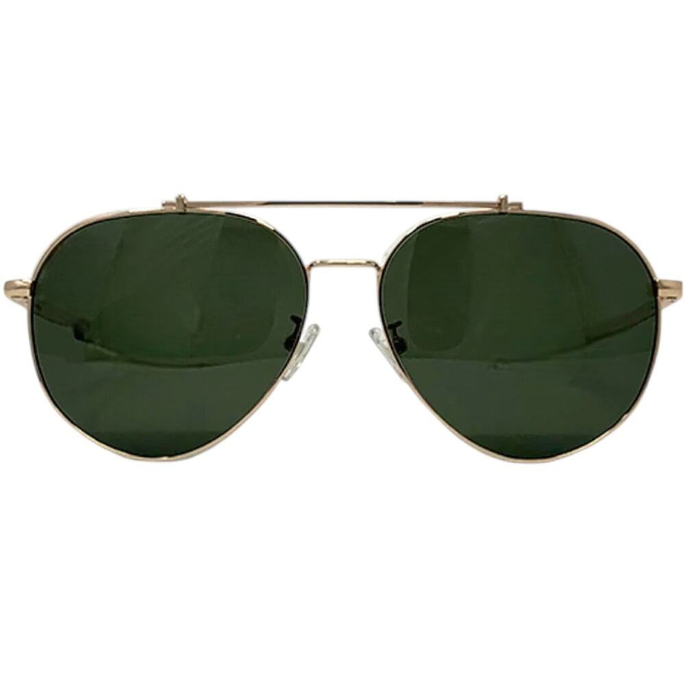 Vintage Aviator Sunglasses – Gold Frame - Military Surplus Goods, NOS